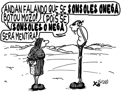 Viñeta de O Carrabouxo do 25 de decembro de 2020