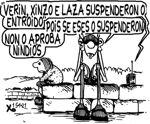 Viñeta de O Carrabouxo do 15 de xaneiro de 2021