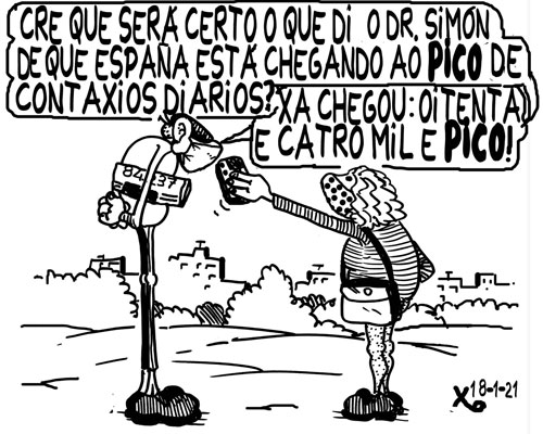 Viñeta de O Carrabouxo do 18 de xaneiro de 2021