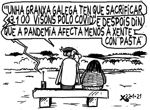 Viñeta de O Carrabouxo do 22 de xaneiro de 2021