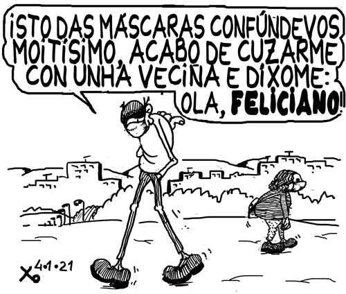 Viñeta de O Carrabouxo do 4 de xaneiro de 2021