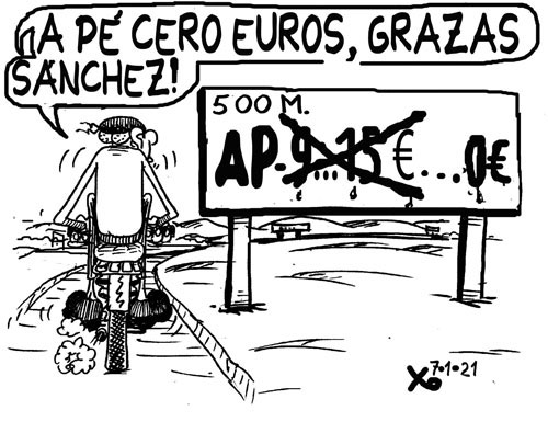 Viñeta de O Carrabouxo do 7 de xaneiro de 2021