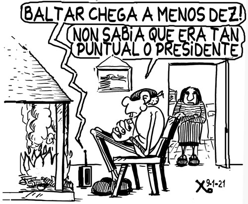 Viñeta de O Carrabouxo do 9 de xaneiro de 2021