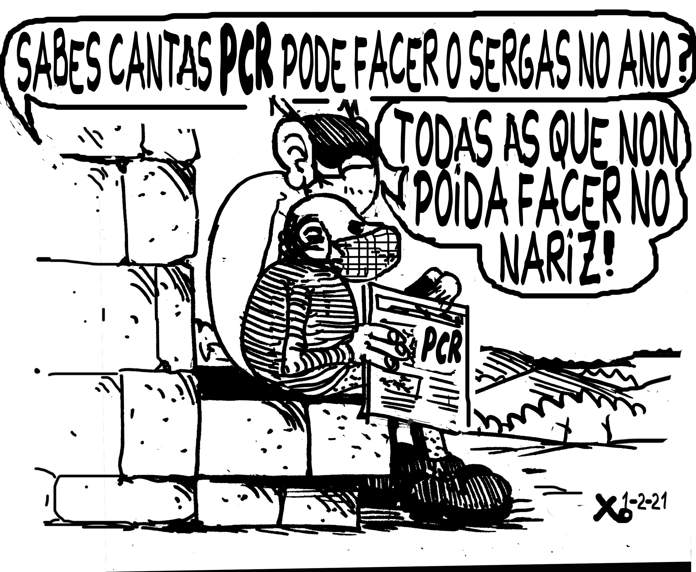 Viñeta de O Carrabouxo do 1 de febreiro de 2021