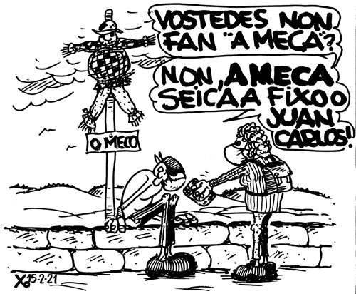 Viñeta de O Carrabouxo do 15 de febreiro de 2021