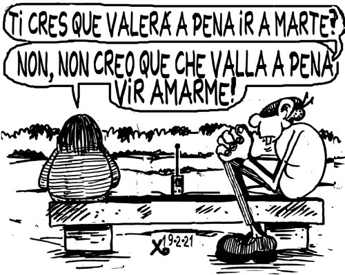Viñeta de O Carrabouxo do 20 de febreiro de 2021