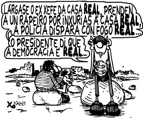 Viñeta de O Carrabouxo do 20 de febreiro de 2021