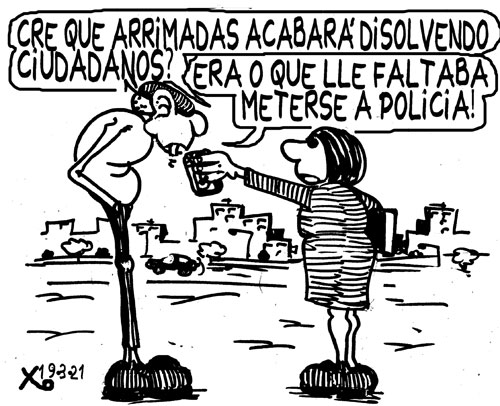 Viñeta de O Carrabouxo do 19 de marzo de 2021