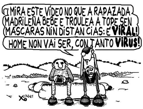 Viñeta de O Carrabouxo do 27 de marzo de 2021