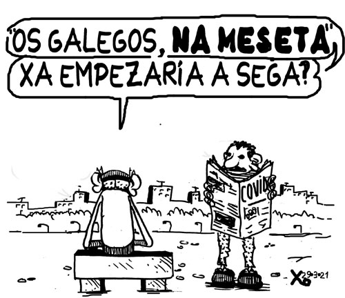 Viñeta de O Carrabouxo do 29 de marzo de 2021