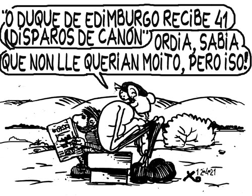 Viñeta de O Carrabouxo do 12 de abril de 2021
