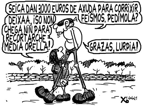 Viñeta de O Carrabouxo do 14 de abril de 2021
