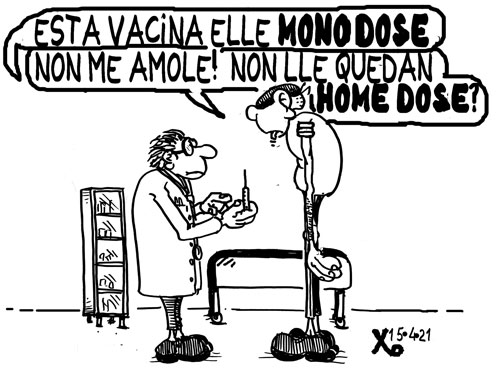 Viñeta de O Carrabouxo do 15 de abril de 2021