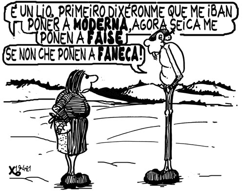 Viñeta de O Carrabouxo do 19 de abril de 2021