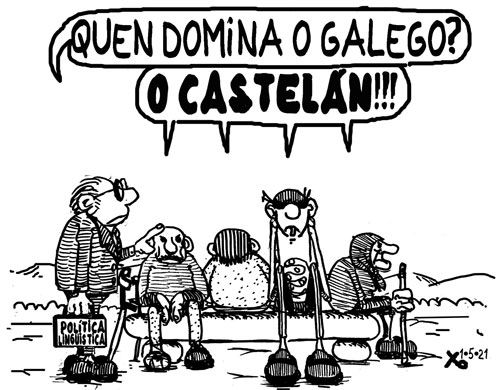 Viñeta de O Carrabouxo do 1 de maio de 2021
