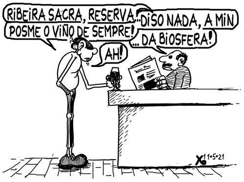 Viñeta de O Carrabouxo do 11 de maio de 2021