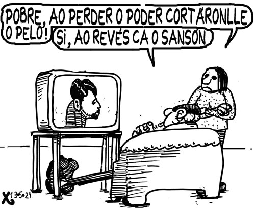 Viñeta de O Carrabouxo do 13 de maio de 2021