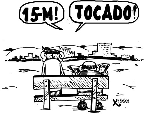Viñeta de O Carrabouxo do 15 de maio de 2021