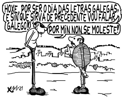 Viñeta de O Carrabouxo do 16 de maio de 2021
