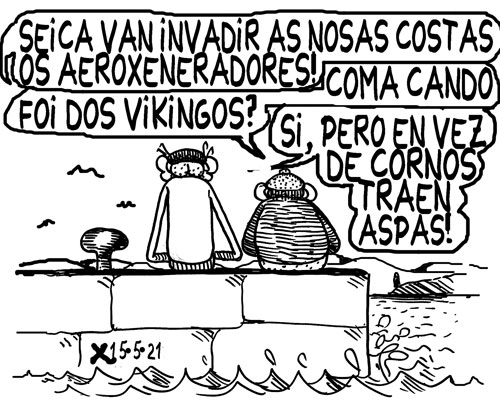 Viñeta de O Carrabouxo do 18 de maio de 2021