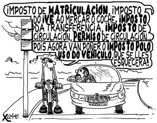 Viñeta de O Carrabouxo do 22 de maio de 2021