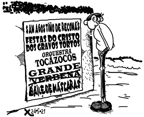 Viñeta de O Carrabouxo do 24 de maio de 2021