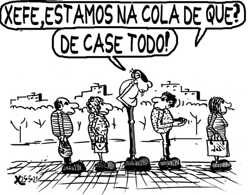Viñeta de O Carrabouxo do 25 de maio de 2021