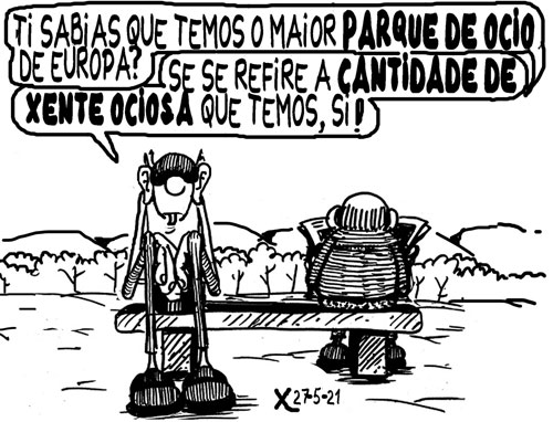 Viñeta de O Carrabouxo do 27 de maio de 2021
