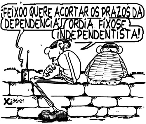 Viñeta de O Carrabouxo do 28 de maio de 2021