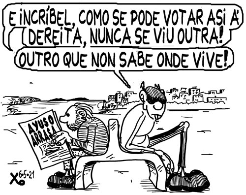Viñeta de O Carrabouxo do 6 de maio de 2021