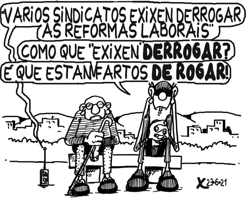 Viñeta de O Carrabouxo do 23 de xuño de 2021