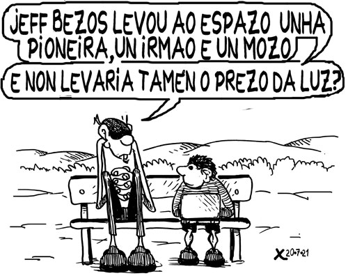 Viñeta de O Carrabouxo do 20 de xullo de 2021