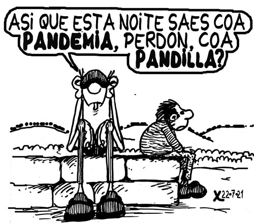 Viñeta de O Carrabouxo do 22 de xullo de 2021