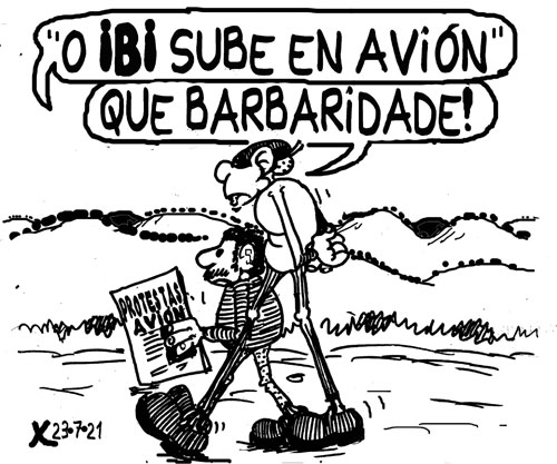 Viñeta de O Carrabouxo do 23 de xullo de 2021