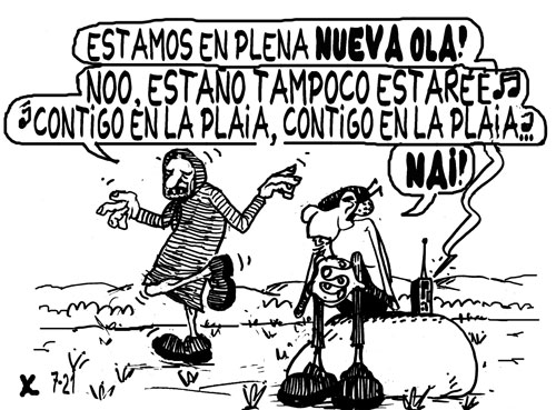 Viñeta de O Carrabouxo do 27 de xullo de 2021