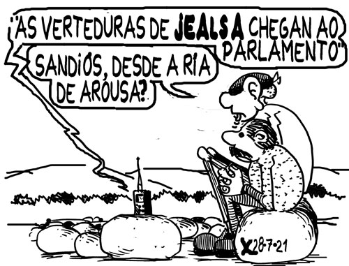 Viñeta de O Carrabouxo do 28 de xullo de 2021