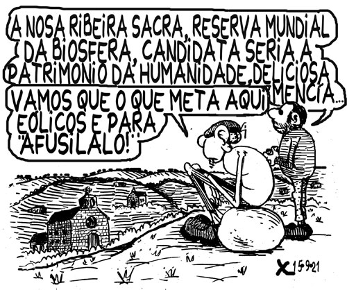 Viñeta de O Carrabouxo do 15 de setembro de 2021