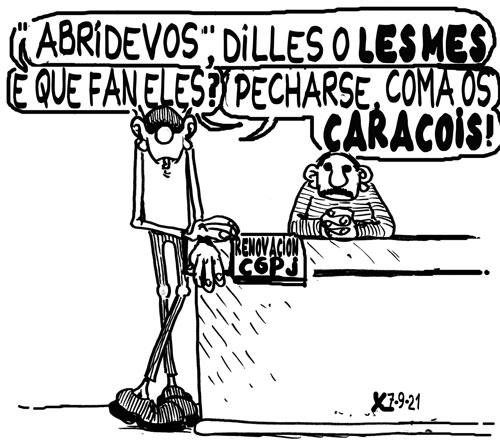 Viñeta de O Carrabouxo do 7 de setembro de 2021