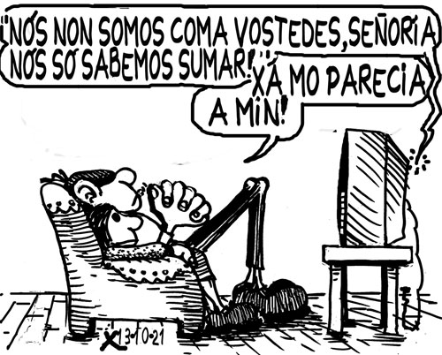 Viñeta de O Carrabouxo do 13 de outubro de 2021