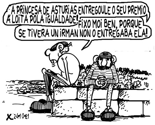 Viñeta de O Carrabouxo do 24 de outubro de 2021