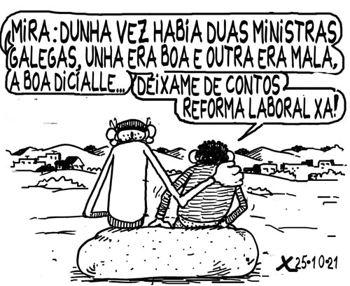 Viñeta de O Carrabouxo do 25 de outubro de 2021