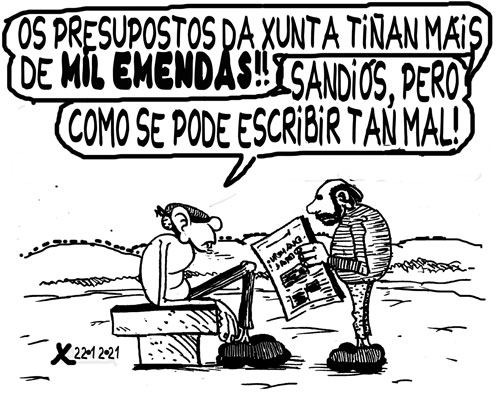 Viñeta de O Carrabouxo do 22 de decembro de 2021