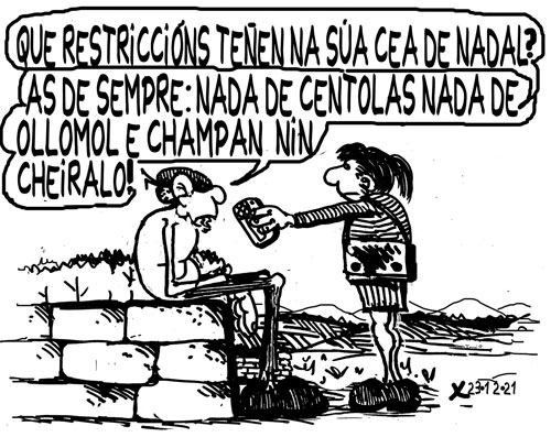 Viñeta de O Carrabouxo do 23 de decembro de 2021