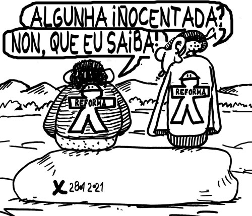 Viñeta de O Carrabouxo do 28 de decembro de 2021