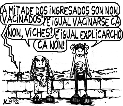 Viñeta de O Carrabouxo do 23 de xaneiro de 2022