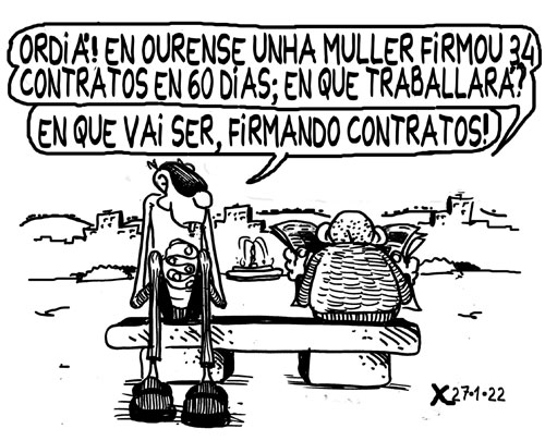 Viñeta de O Carrabouxo do 27 de xaneiro de 2022