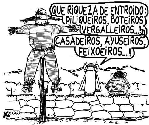 Viñeta de O Carrabouxo do 21 de febreiro de 2022