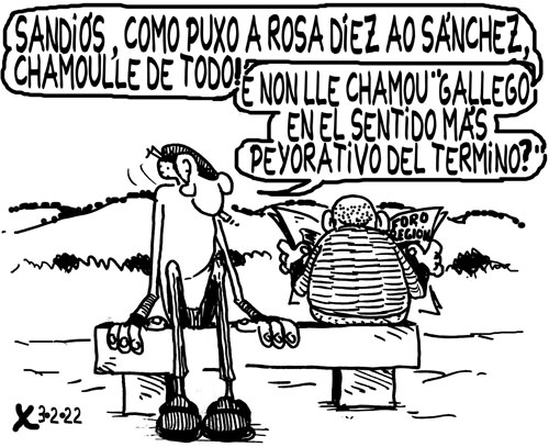 Viñeta de O Carrabouxo do 3 de febreiro de 2022
