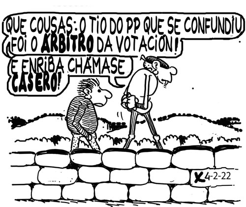 Viñeta de O Carrabouxo do 4 de febreiro de 2022