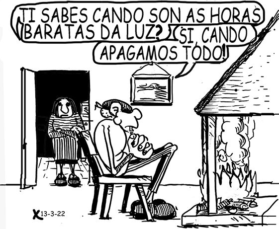 Viñeta de O Carrabouxo do 13 de marzo de 2022